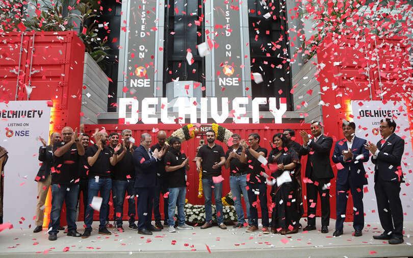 Delhivery shares close 10% higher, a boost to upcoming IPOs